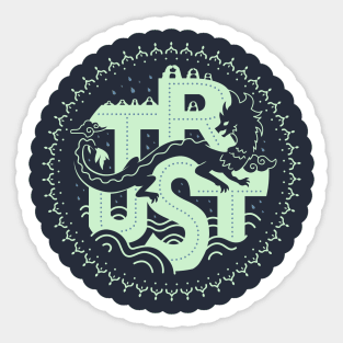 Mandala of Trust Sticker